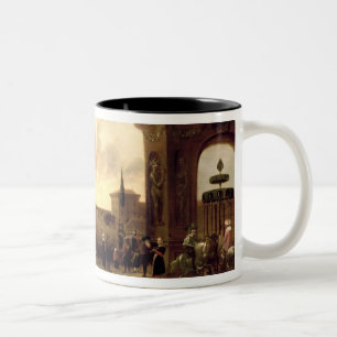 Das schmale Tor zum Himmel Zweifarbige Tasse