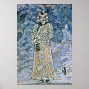 Das Schnee-Mädchen, eine Skizze für die Oper Poster
