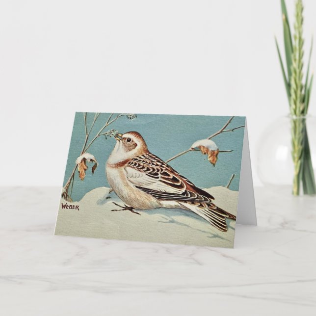 Das Schneebräunen Feiertagskarte (Vorderseite)