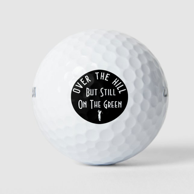 Das schöne Panorama über die Birthday Golf Balls i Golfball (Vorderseite)