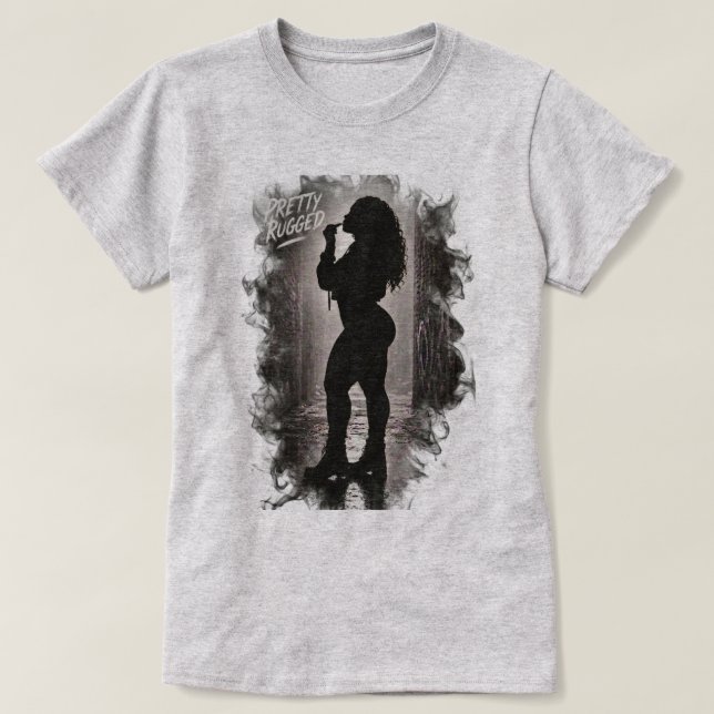 DAS SCHÖNE RUGGED (SILHOUETTE) T-SHIRT (Design vorne)