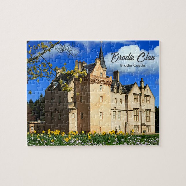 Das Schottische Foto der Brodie Clan-Burg herausfo (Horizontal)