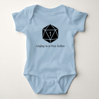 Das Schreien ist eine freie Aktion Baby Strampler