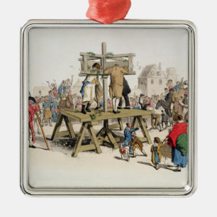 Das schuldige silbernes ornament