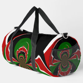 Das Schwarz-Rot-Kenia-Sportprogramm muss Duffle Bag