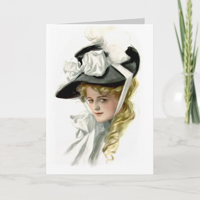 Das schwarze Bonnet Karte (Vorderseite)