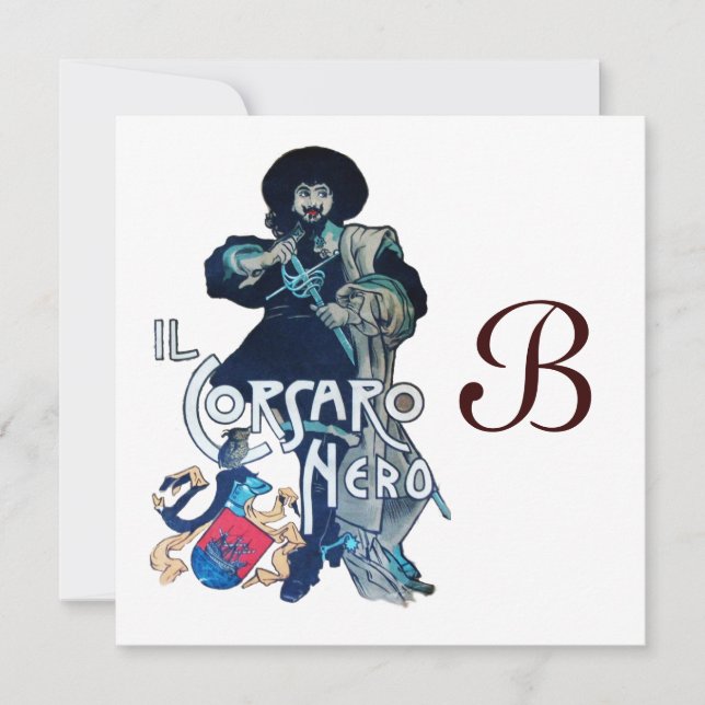 DAS SCHWARZE KORSAIR MONOGRAMM-Eis Ankündigung (Vorderseite)