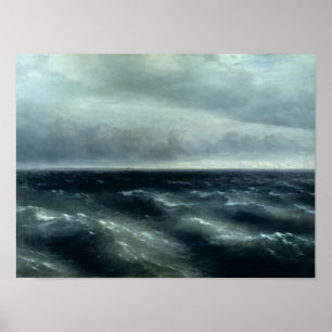 Das Schwarze Meer, 1881 Poster