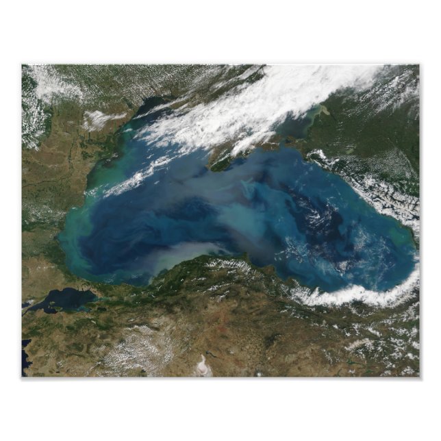 Das Schwarze Meer in Ostrussland Fotodruck (Vorne)
