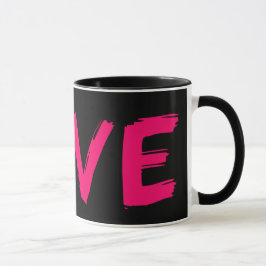Das schwarze Rosa der Liebe-Tassen-11oz durch Tasse