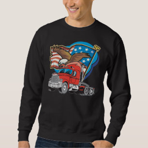 Das schwarze Sweatshirt der