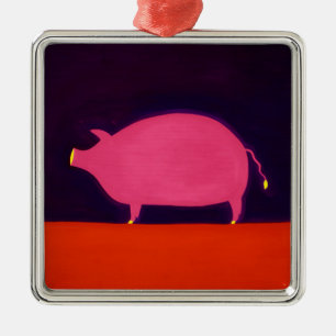 Das Schwein 1998 Ornament Aus Metall