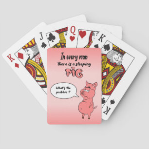 Das Schwein Spielkarten