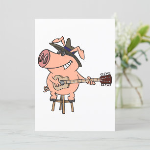 Das Schweinefleisch als Blues Einladung