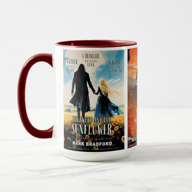 Das Schwert und die Sonnenblumentrilogie Tasse. Tasse (Links)