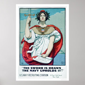Das Schwert wird Gezeichnet - The Navy Upholds It  Poster