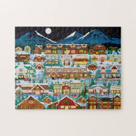 Das Schwester-Dorf unter dem Mond-Puzzlespiel