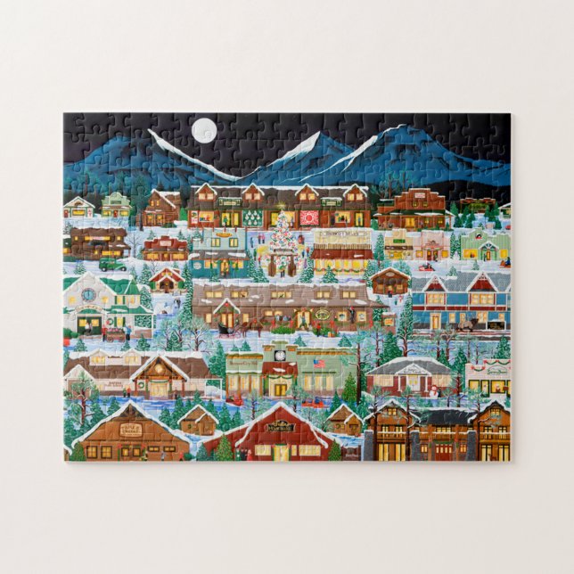 Das Schwester-Dorf unter dem Mond-Puzzlespiel (Horizontal)