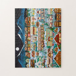 Das Schwester-Dorf unter dem Mond-Puzzlespiel