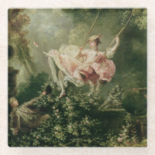 Das Schwingen Glasuntersetzer