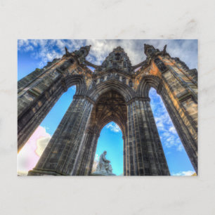 Das Scott Memorial Edinburgh Postkarte