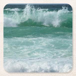 Das Seascape Sea Waves Beach Seaside Rechteckiger Pappuntersetzer