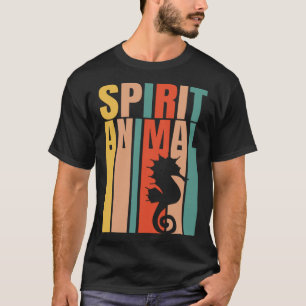 Das Seepferd ist mein Geist-Tier-Retro T-Shirt
