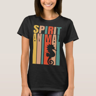 Das Seepferd ist mein Geist-Tier-Retro T-Shirt