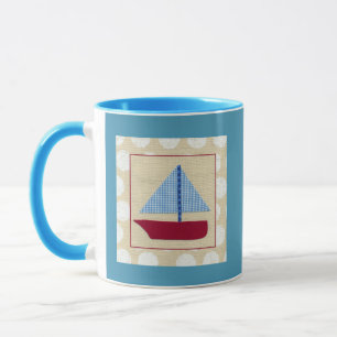 Das Segelboot des Kindes durch Chariklia Zarris Tasse