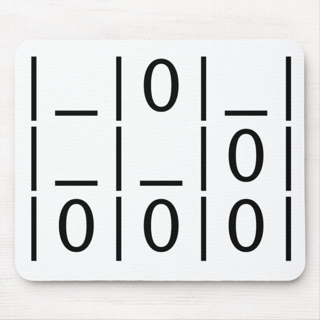 Das Segelflugzeug: Ein universelles Hacker-Emblem Mousepad (Vorne)