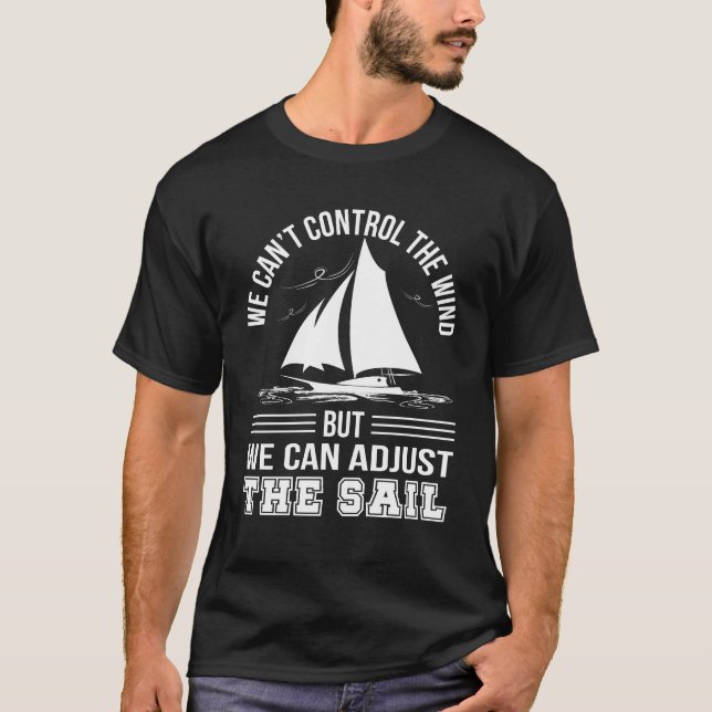 Das Segeln des schrägen Kontrollen-Winds kann T-Shirt (Vorderseite)