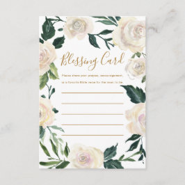 Das Segen der christlichen Mutter Party Blumengebe Begleitkarte