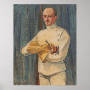 Das Selbstportrait Fencer - Kulhanek (1937) Poster