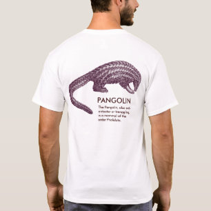 Das seltsame Pangolin, mit Definition, T-Shirt