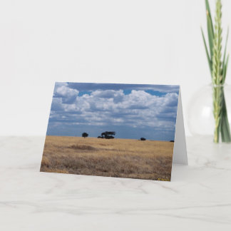 Das Serengeti schlicht Karte