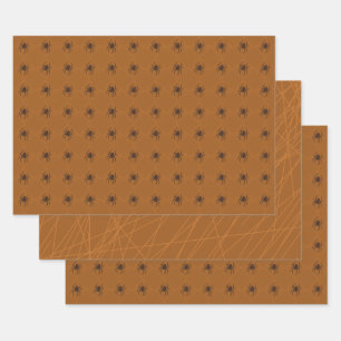 Das Set der Spider zum Web-Wrapping Geschenkpapier Set