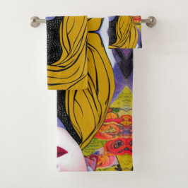 Das Set im Scarf-Badezimmer