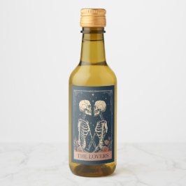 Das Set "Lovers Tarot Food and Beverage Label" Weinetikett