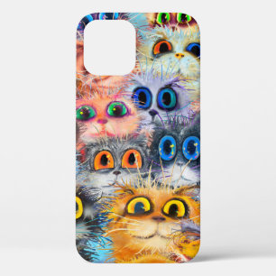 Das Set von Katzen Portraitsart, Portrait, Tier, A Case-Mate iPhone Hülle