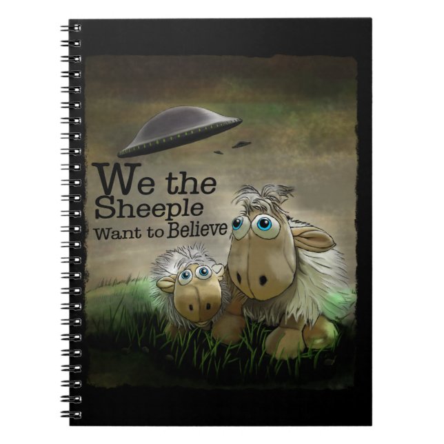 Das Sheeple-Notebook Notizblock (Vorderseite)
