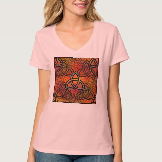 Das Shirt "der Dreiheits-" Frauen entwarf durch (Vorderseite)