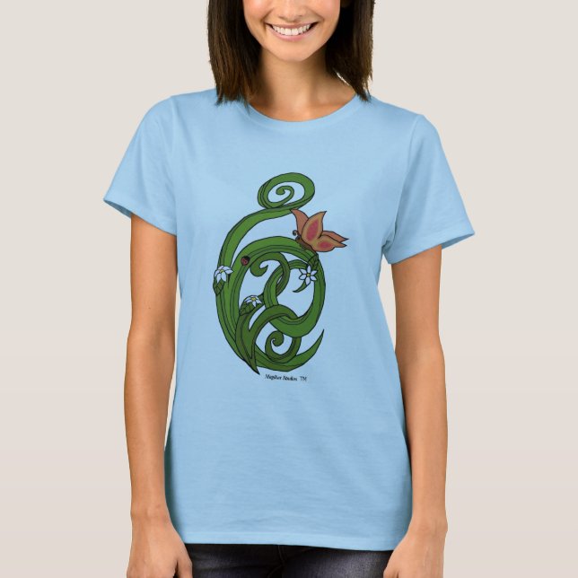 Das Shirt der Frühlings-Blumen-Frauen (Vorderseite)