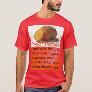 das Shirt der Männer der süßen Kartoffel