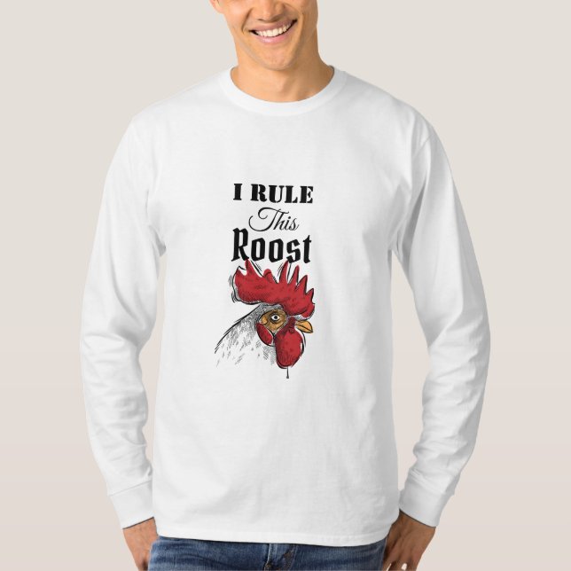 Das Shirt der Männer mit langer Schlaf regiert. (Vorderseite)