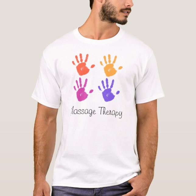 Das Shirt der Massage-Therapiemänner (Vorderseite)