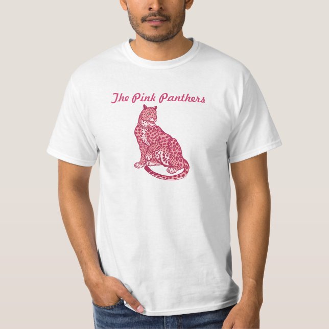 Das Shirt der rosa Panther-Männer (Vorderseite)