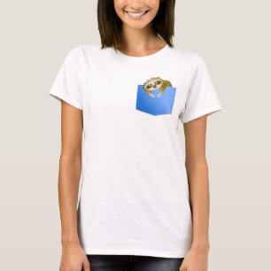 Das Shirt der Sloth-Taschen-Kumpel-Frauen