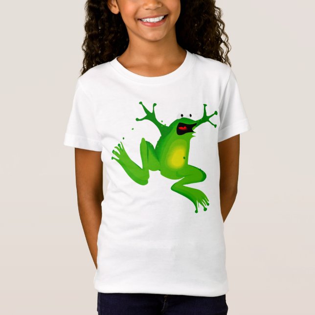 Das Shirt des aufgeregten Froschkids (Vorderseite)