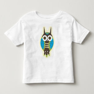 Das Shirt des grünen Eulen-Kleinkindes