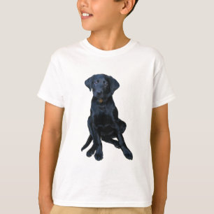Das Shirt des schwarzes Labrador-Welpen-Kindes